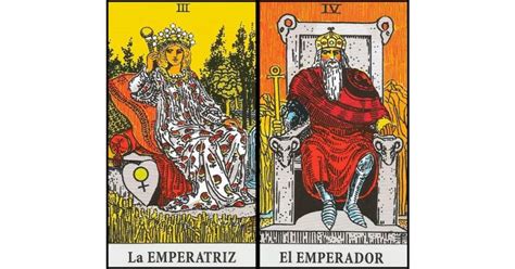 emperador y emperatriz tarot|El Emperador Combinaciones